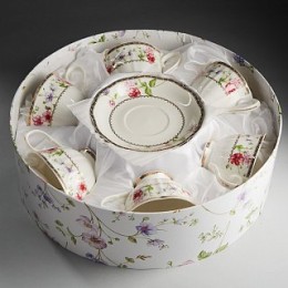 BEATRIX Набор чайный 12 предметов МР025P/6 Флер де лиз в подарочной коробке