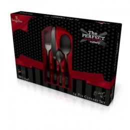 BERLINGER HAUS Столовые приборы 24пр BH 2346 - Black Rose