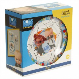 DELTA Набор посуды 3 предмета детский КРС-1654 The Boss Baby/Босс-молокосос