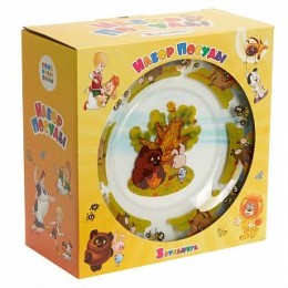 DELTA Набор посуды 3 предмета детский КРС-223 Винни-Пух