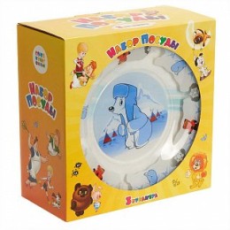 DELTA Набор посуды 3 предмета детский КРС-301 Умка