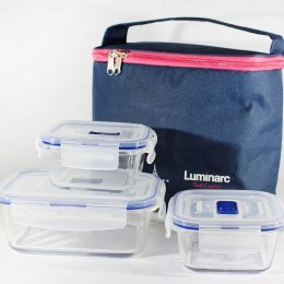 LUMINARC Pure Box Набор контейнеров + термосумка Q4406