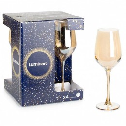 LUMINARC Набор бокалов для вина 350мл/2шт Golden honey P9304