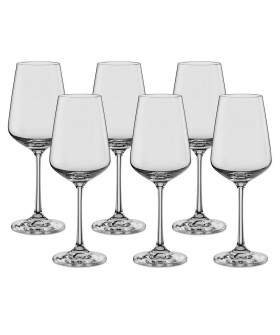 BOHEMIA Набор бокалов для вина Sandra 550/6 B40728-550101-01A-D4978-O
