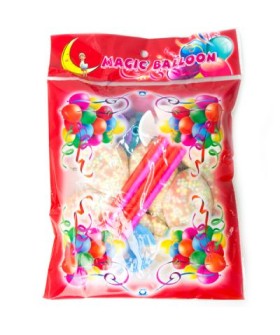 Шарики воздушные Magic Ballon 35 см 5 шт + палочки с насадками 1499-25-1