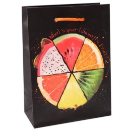 Пакет подарочный с матовой ламинацией 11,5x14,5x6 см (S) Любимый фрукт, 128 г ППК-6256