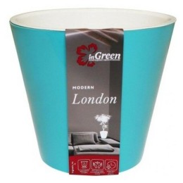 Горшок для цветов London 230 мм, 5л голубой жасмин (ING6206ГЛЖ)