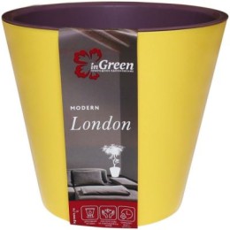 Горшок для цветов London 12,5 см 1 л ING1552СГ спелая груша и морозная слива