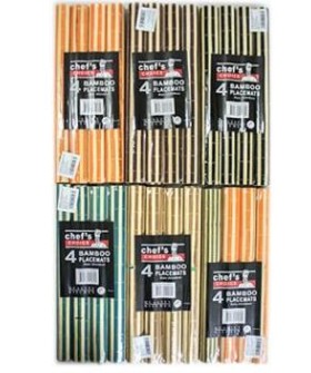 Подставки под горячее бамбуковые 4 шт 40x30 см 34962-4341