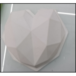 Форма силиконовая для выпечки Сердце алмазное 22x20,5x5,8 см 16501-FY-0149
