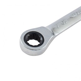 Matrix Ключ накидной трещоточный, 8 х 10 мм, CrV, зеркальный хром 14497