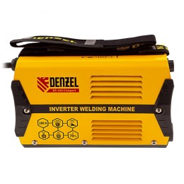 Denzel Аппарат инверторный дуговой сварки DS-200 Compact, 200 А, ПВ 70%, диаметр электрода 1.6-5 мм 94373