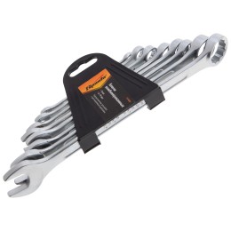 Sparta Набор ключей комбинированных, 6-19 мм, хромированные, 8 шт, 154605