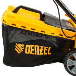 Denzel Газонокосилка электрическая GM-1600, 1600 Вт, ширина 36 см, 3 уровя, травосборник 35 л. 96616