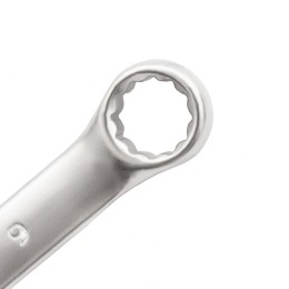 Matrix Ключ комбинированный, 9 мм, CrV, матовый хром 15105