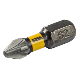 Denzel Бита IMPACT, PZ2x25 мм, лазерная обработка шлица, сталь S2, 10 шт., Е 6,3 11687