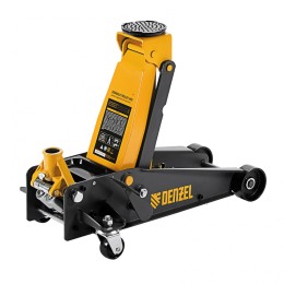 Denzel Домкрат гидравлический подкатной 3 т, с фиксатором, быстрый подъем, 135-480 мм, профессиональный 51138