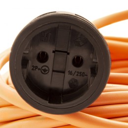 Сибртех Удлинитель-шнур силовой 30 м, 16А, тип УХ16, ПВС, усиленный, 1 розетка без заземления 95833