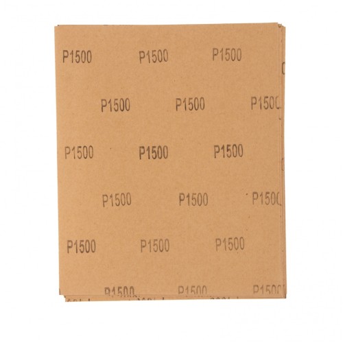 Шлифлист на бумажной основе, P 1500, 230 х 280 мм, 10 шт, водостойкий Matrix 75628