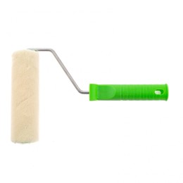 Сибртех Валик Велюр с ручкой, 150 мм, ворс 5 мм, D 36 мм, D ручки 6 мм Россия 80133