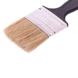 Сибртех Кисть флейцевая Стандарт , 50 х 6 мм, натуральная щетина, пластиковая ручка 82504