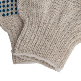 Сибртех Перчатки х/б, ПВХ покрытие, "Точка", 7 класс Россия 67703