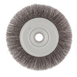 Сибртех Щетка для УШМ, 200 мм, посадка 22.2 мм, плоская, витая проволока 0.3 мм 746687