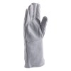 Перчатки спилковые с манжетой для садовых и строительных работ, утолщенные, размер XL, Сибртех 67905