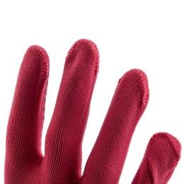 Palisad Перчатки в наборе, цвета: зеленый, розовая фуксия, желтый, синий, оранжевый, ПВХ точка, L, Россия 67854