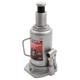 Matrix Домкрат гидравлический бутылочный, 20 т, высота подъема 242-452 мм 50731