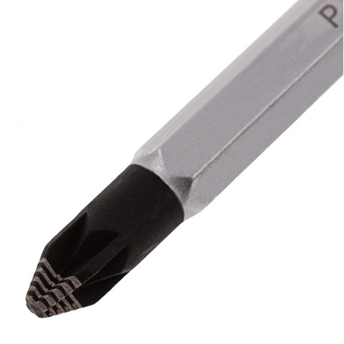 Отвертка PZ2 x 100 мм, S2, трехкомпонентная ручка Gross 12159