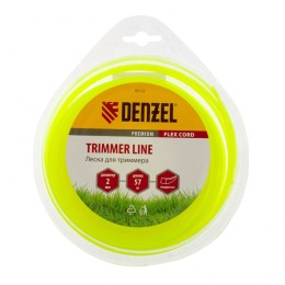 Denzel Леска для триммера, квадрат 2 мм х 57 м, блистер Flex cord 96122