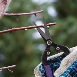 Palisad Секатор цветочный, 180 мм, металлические обрезиненные рукоятки, 60554