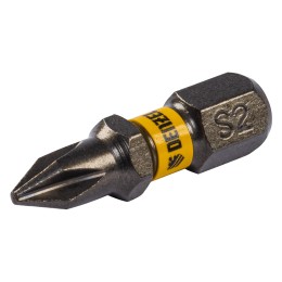 Denzel Бита PH1х25, сталь S2, шестигранный профиль, 10 шт. Е 6,3 11651
