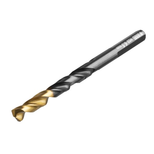 Сверло по металлу, 6,5 мм, HSS-Tin, Golden Tip, 10 шт. Denzel 717216