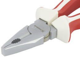 Matrix Плоскогубцы WHite Nickel, 200 мм, никелированные, трехкомпонентные рукоятки 17076