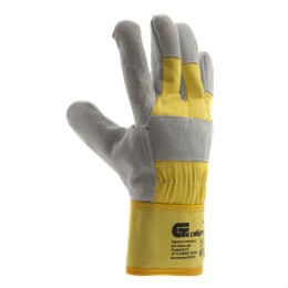 Сибртех Перчатки спилковые комбинированные, усиленные, утолщенные, размер XL, 67903