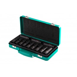 Stels Набор ударных глубоких шестигранных торцевых головок, 1/2", 10-24 мм, в кейсе 12 шт. 13998