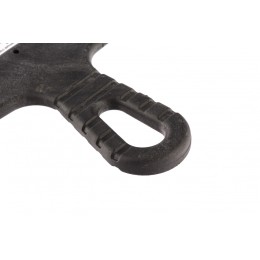 Sparta Шпатель из нержавеющей стали, 150 мм, зуб 4 х 4 мм, пластмассовая ручка 85154