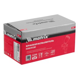 Matrix Краскораспылитель HVLP пневмат. с верхним бачком V= 0,1 л, сопло диаметром 0.8 мм 57325