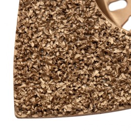 Denzel Насадка для МФИ шлифовальная дельтавидная, HM, по плитке и дереву, 78 мм 782323