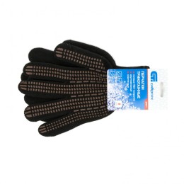 Сибртех Перчатки трикотажные, акрил, ПВХ гель, "Протектор", черны, оверлок Россия 68661