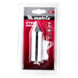 Matrix Отвес цилиндрический, 300 г, шнур 5 м 84888