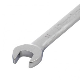 Matrix Ключ комбинированный трещоточный, 11 мм, CrV, шарнирный, зеркальный хром 14827