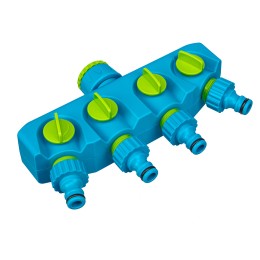 Palisad Разветвитель четырехканальный, пластиковый 65787