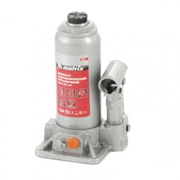 Matrix Домкрат гидравлический бутылочный, 3 т, h подъема 178-343 мм 50762