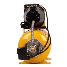 Denzel Насосная станция PS1100С, 1100 Вт, 4500 л/ч, ресивер 24 л, подъем 46 м, чугун 97215