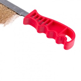 Matrix Щетка металлическая латунированная, пластиковая ручка 74827