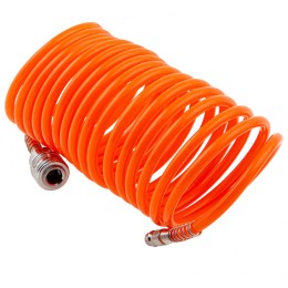 Matrix Набор пневмоинструмента, 5 предметов, быстросъемное соединение, краскораспылитель с верхним бачком 57304