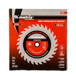 Matrix Пильный диск по дереву, 160 х 20 мм, 24 зуба, кольцо 16/20 Professional73211